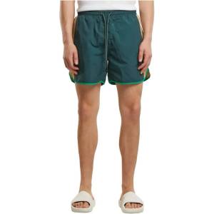 Urban Classics Бански гащета Urban classics Retro Look swimming shorts - Green (Bottle Green)