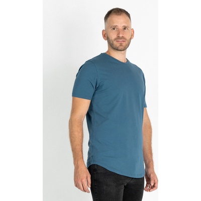 TallGuys Pánské prodloužené tričko óčko Denim blue Regular