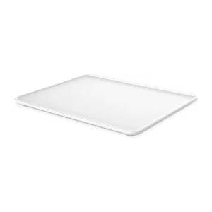 Kulsan KN-Плато меламин "Luna" GN 1/2 32.5х27cm БЯЛО/ЧЕРНО (0136905)