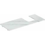Geberit Плот за мивка Geberit One с десен изрез 120 см, бял мрамор (505.145.00.1)