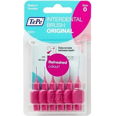 TePe Original mezizubní kartáčky 0,4 mm 6 ks blistr