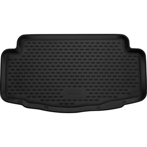 LEMENT Element Passgenaue Premium Antirursch Kofferraummatte Laderaumwanne passend für Hyundai i10 Schrägheck B. J 2013-2020 | 100% passgenaue Antirutschmatte Auto, Gummimatte Auto - HromTech
