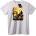 NOONEBRAND Тениска Ловец и Куче - S, White