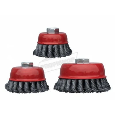 BOLTER Четка плетена чашковидна за ъглошлайф 75mm (XG53964)