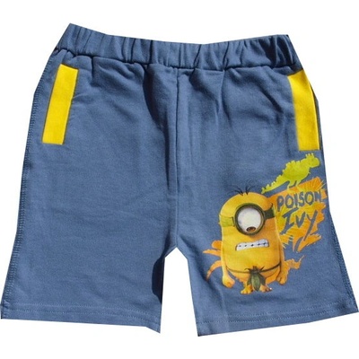 Minions kraťasy bavlněné šedé
