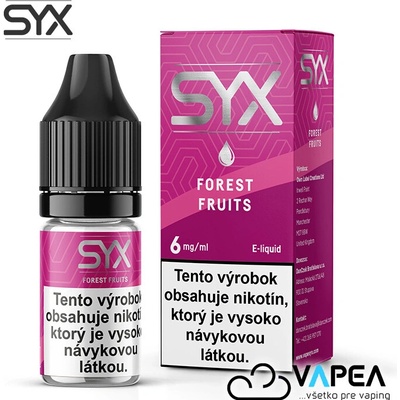 Syx Classic Forest Fruits 10 ml 6 mg
