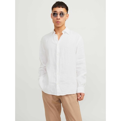 JACK & JONES Риза jprcclawrence linen l/s shirt sn