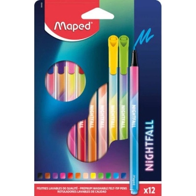Maped Fixy Color'Peps Deco Nightfall 12 barev 151165