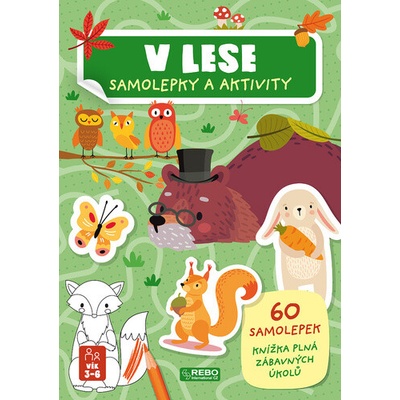 V lese samolepky a aktivity