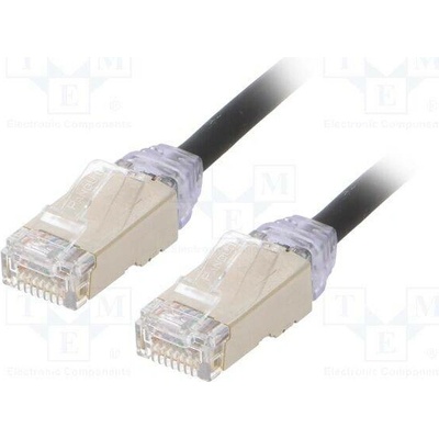 Panduit STP28X1MBL Patch F/UTP Cat 6a RJ45 vidlice z obou stran drát Cu 1m