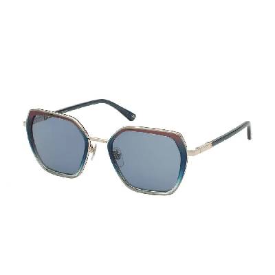 Слънчеви очила Nina ricci SNR359 woman sunglasses - Blue (Shiny Red Grad Light Blue)