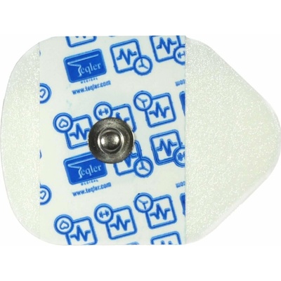 Teqler Jednorazové EKG elektródy pre pre dospelých 36 × 48 mm, 50 kusov