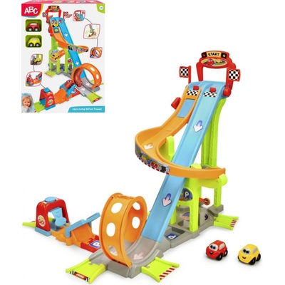 DICKIE ABC Mega Jump herní set baby akční dráha se 2 autíčky