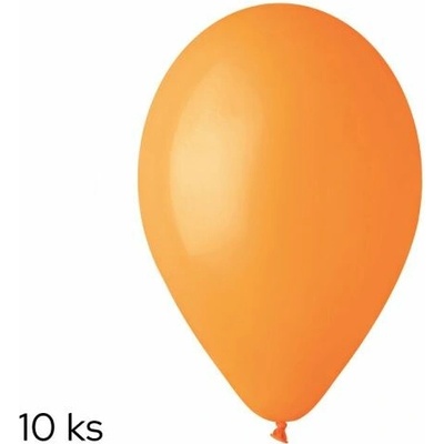 Balónky 10ks OBYČ. oranžové