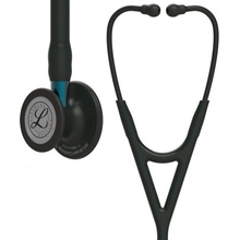 3M Littmann Cardiology IV : Black, Black Finish - Blue Stem - 6201