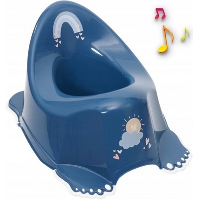 Tega Baby Nočník s protiskluzovou funkcí a melodií Eco Duha granátový