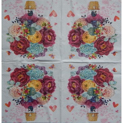 Nuoveau servítky Love is in the air 33x33cm
