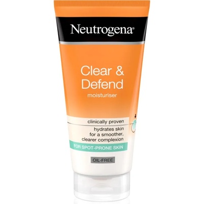 Neutrogena Clear & Defend 0.5% Salicylic Acid хидратиращ крем не съдържа олио 50ml