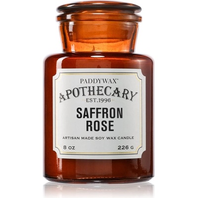 Paddywax Apothecary Saffron Rose ароматна свещ 226 гр