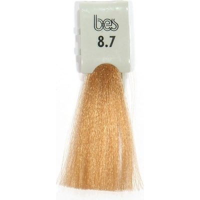 Bes Hi-Fi Hair Color 8-7 svetlá blond tabáková