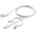 Cellularline Кабел данни 3 в 1 microUSB, Apple и Type-C 5167