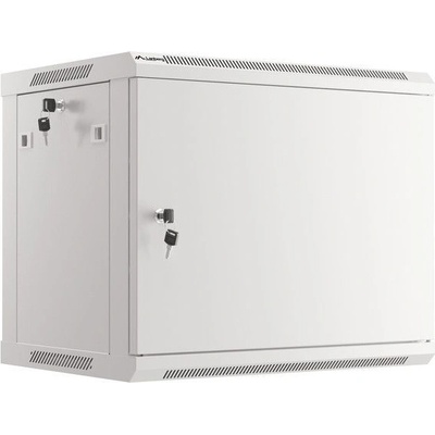 Lanberg Комуникационен шкаф Lanberg rack cabinet 19" wall-mount 9U/600x450 for self-assembly with metal door grey (flat pack) (WF01-6409-00S)