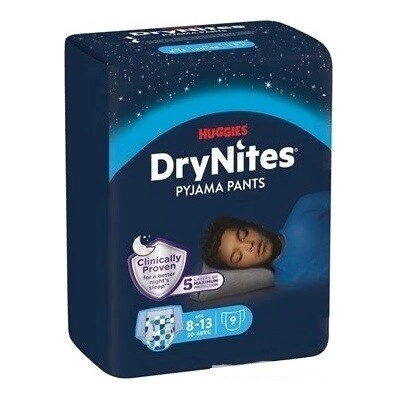HUGGIES DRY NITES LARGE 9ks