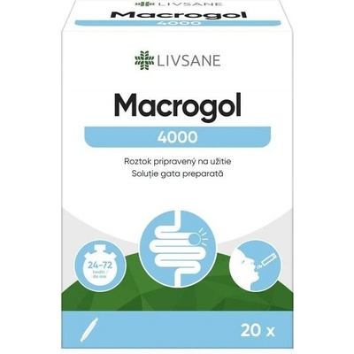 Livsane Macrogol 4000 roztok 20 sáčků