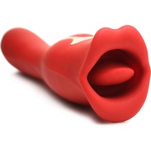 Lickgasm Kiss & Tell Pro Dual Ended Kissing Red