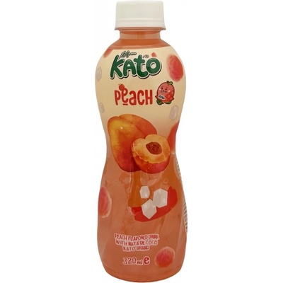 Kato Nápoj z broskvové šťávy s Nata de Coco 320 ml