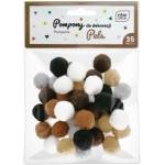 Interdruk Pompons for decoration 35pcs Pets