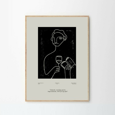 Moikka Plagát Genius by Sandra Blomén Maschinsky 50x70