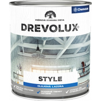 Drevolux style 2,5 l sivá