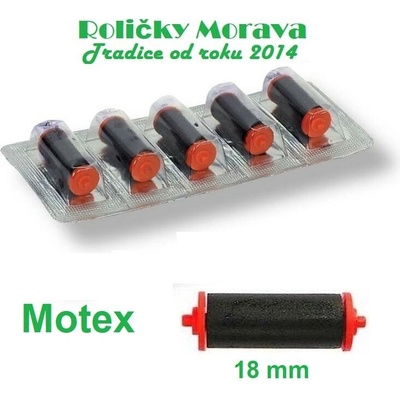 Barvící váleček Motex 18 mm Barva: černá