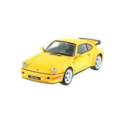 Welly Porsche 964 Turbo žluté 1:34