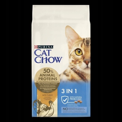 Purina Cat Chow 3 v 1 s moriakom 15 kg