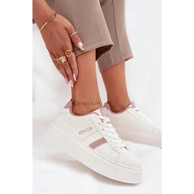 Big Star Shoes dámské Sneakersy Na Platformě bílá krémová