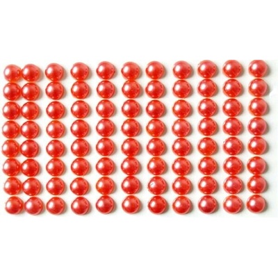 Samolepiace perličky 8 mm oranžové