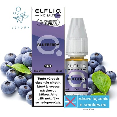 ELFLIQ Nic SALT Blueberry 10 ml 10 mg