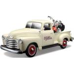 Maisto - Harley-Davidson Custom, 1950 Chevrolet 3100 Pickup + 2001 FLSTS Heritage Springer (32161-32194)