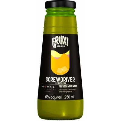 Fruxi Strong Screwdriver 6% sklo 0,25 l