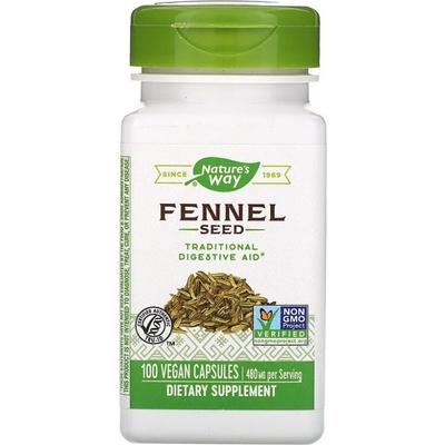 Nature's Way Fennel seed, 480 mg, 100 капсули, Nature's Way (12700)