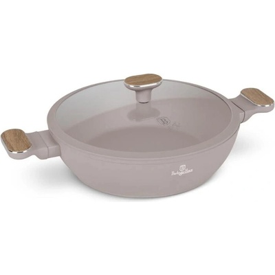 Berlingerhaus Pánev hluboká s titanovým povrchem a poklicí 28 cm Taupe Nordic Collection