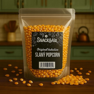 SnackAir Prémiová kukuřice na slaný popcorn 500 g