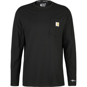 Carhartt WIP Мъжка блуза с дълъг ръкав Carhartt Midweight L/S Pocket T-Shirt Longsleeve - Black (216-6969-0113)