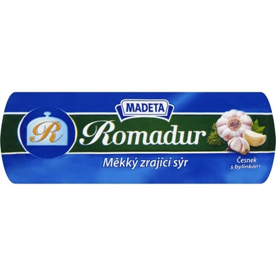 Madeta Romadur Měkký zrající sýr česnek s bylinkami 100g