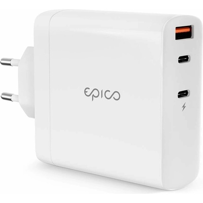 EPICO 140W GaN síťová nabíječka - bílá 9915101100142