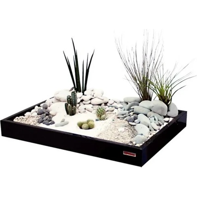 Croci Zen Artist - Поставка за растения, 60х40 см. - черна