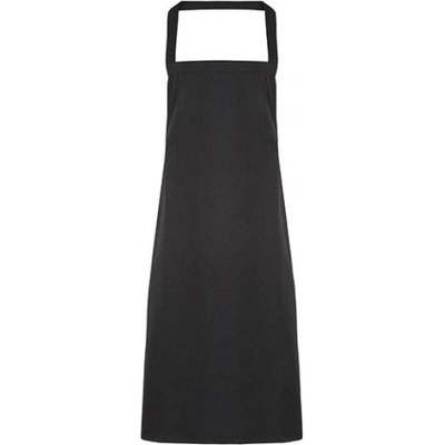 Premier Workwear Zástera s trakmi z biobavlny (bez vrecka) PR102 Black 60 x 87 cm