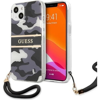 GUESS Калъф Guess GUHCP13SKCABBK, за iPhone 13 mini 5.4"", черен (GUE001601-0)